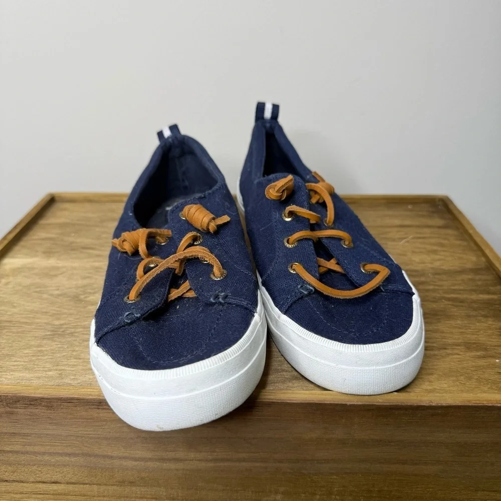 Sperry women’s Navy Canvas Boat Shoes